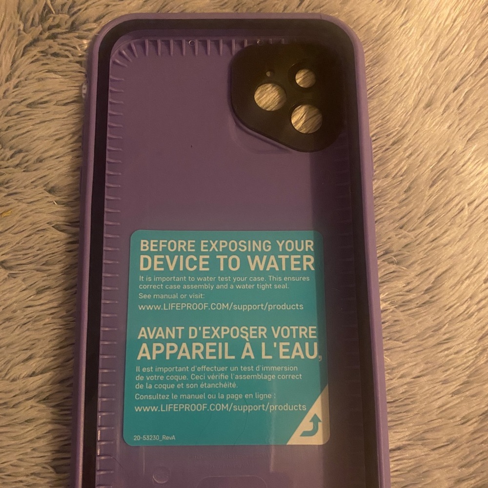 New Purple Lifeproof Fre for IPhone 11